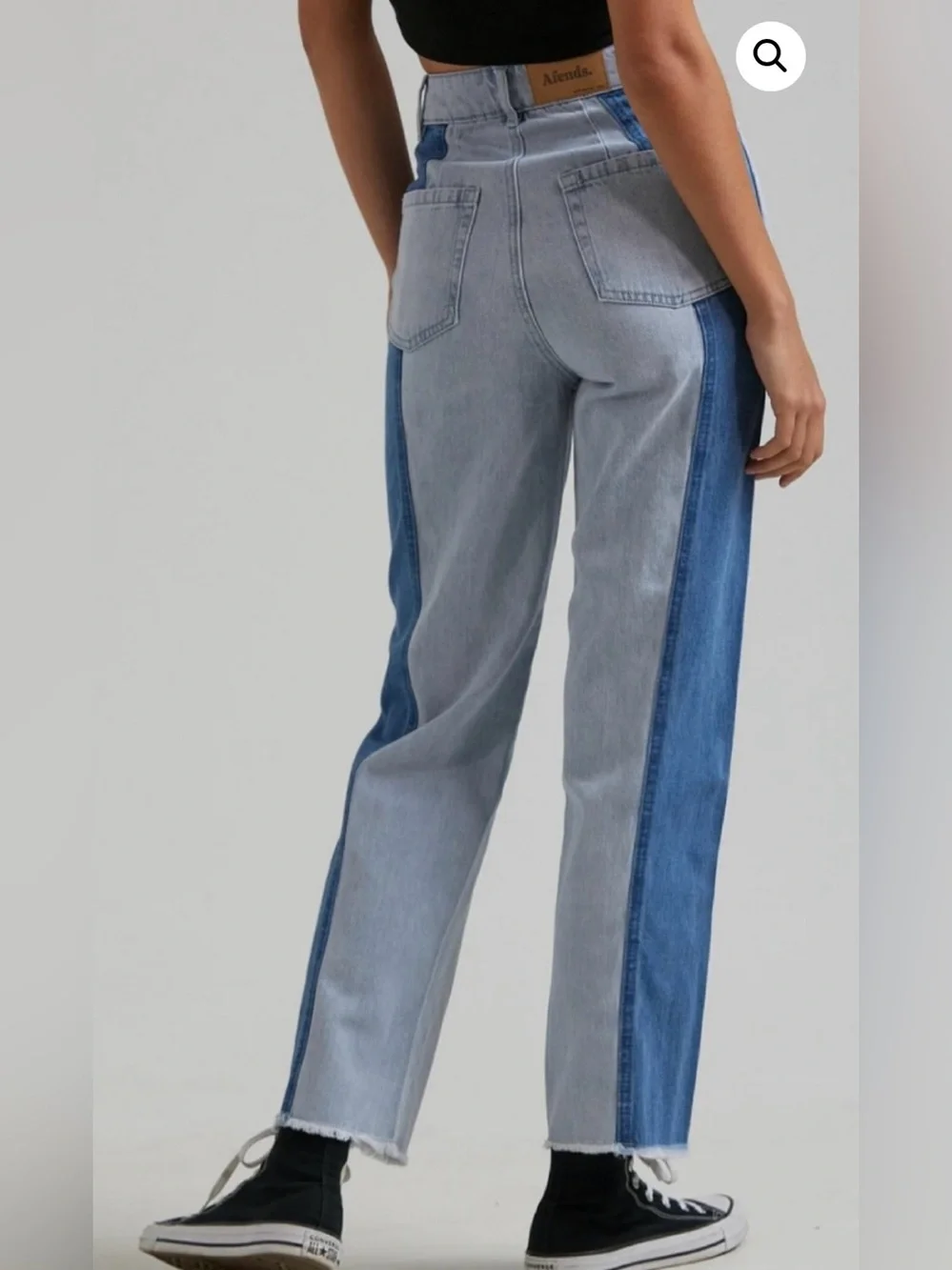 AFENDS SHELBY HEMP DENIM PANEL JEAN